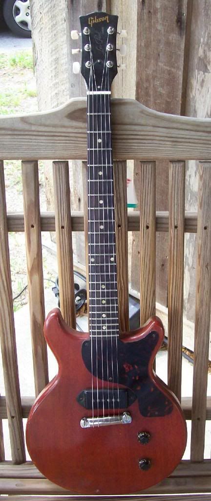 gibson les paul junior double cutaway. Very nice vintage Les Paul!