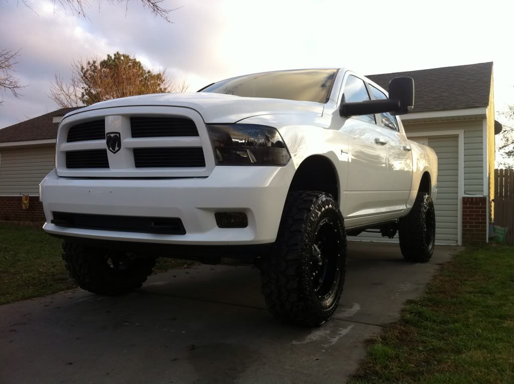 Lifted White F150