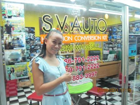 S.V.AUTO มีที่เดียวระวังพวกแอบอ้าง PROJECTOR+XENON+LED DAYLIGHT + @PATA CLICK !.