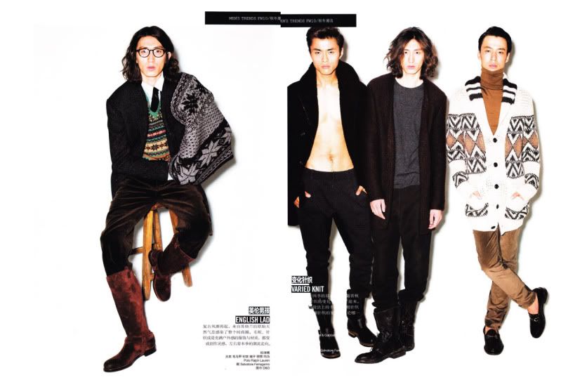 Vogue Homme China Fall/Winter 2010/2011 - Fall Winter Trends Report @ StreetStylista.Homme