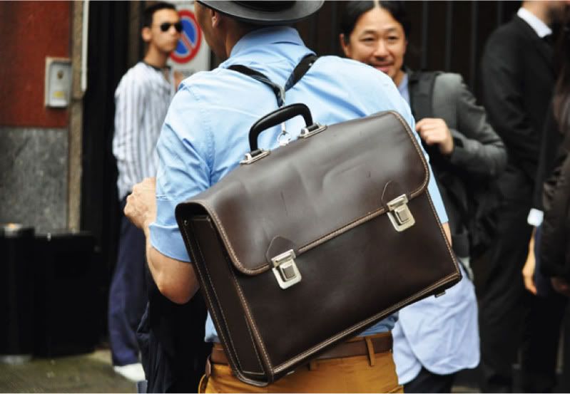Tommy Ton for GQ.com - SS2011 Mens Fashion Week - The Bags @ StreetStylista.Guy