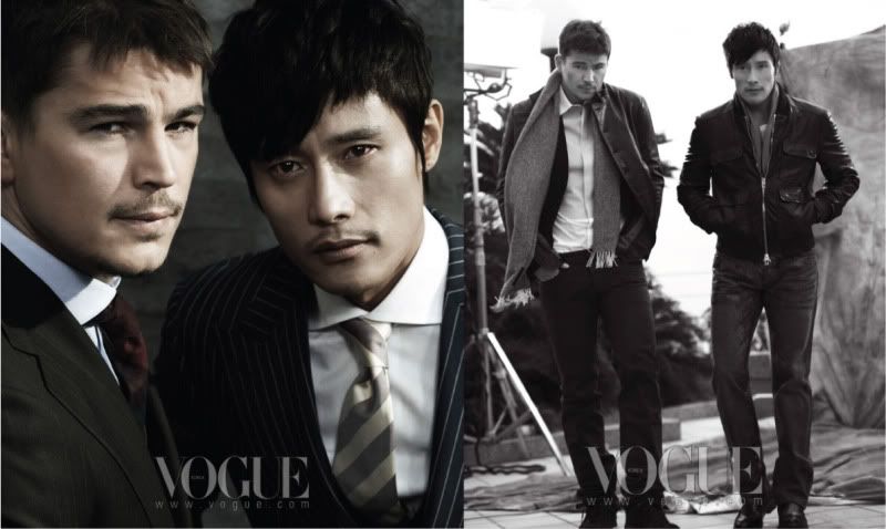Vogue Korea November 2009 - Josh Hartnett & Lee Byung-hun 2