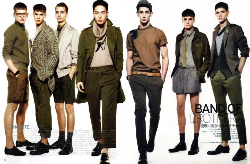 Vogue Hommes Japan #6 Spring/Summer 2011 - Band Of Brothers @ StreetStylista.Homme