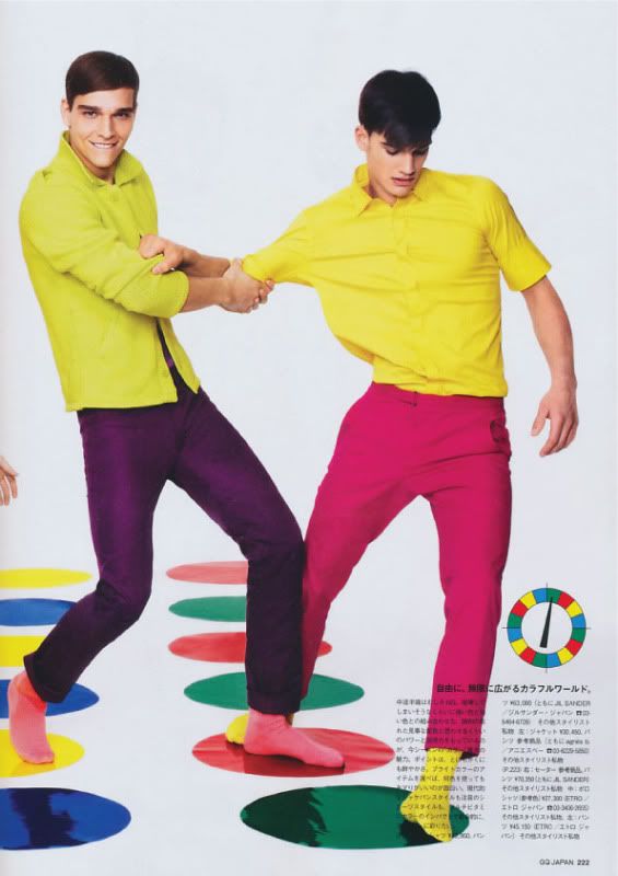 GQ Japan #96 May 2011 - Colour Clash @ StreetStylista.Homme