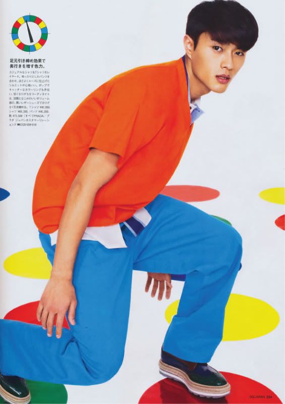 GQ Japan #96 May 2011 - Colour Clash @ StreetStylista.Homme