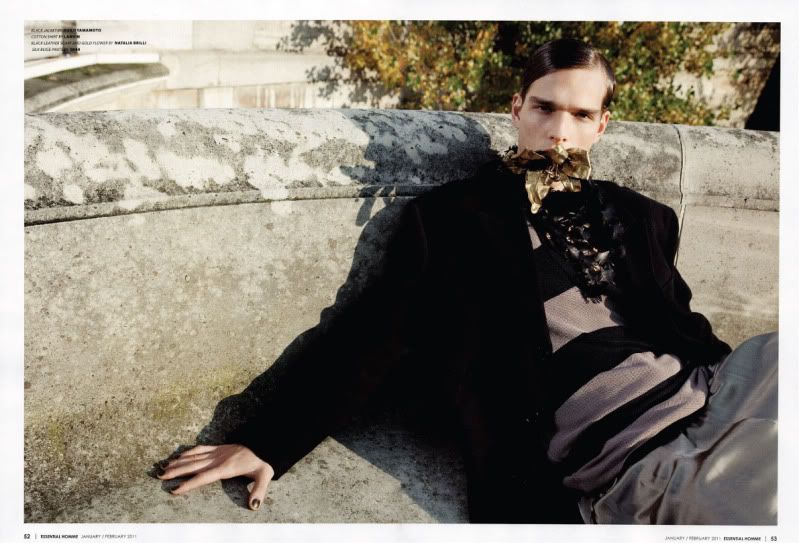 Essential Homme January/February 2011 - Paris, mon Amour @ StreetStylista.Homme