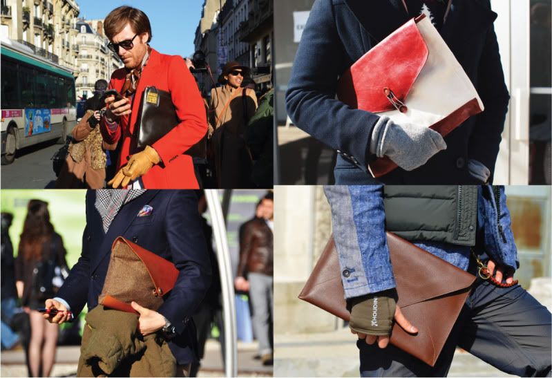 Tommy Ton for GQ.com - Fall/Winter 2011 - Bags & Clutch @ StreetStylista.Homme