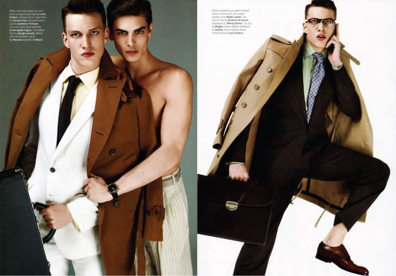 Out Magazine May 2011 - Suits On Suits Off @ StreetStylista.Homme