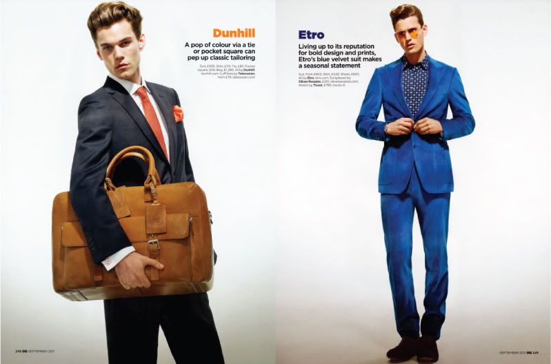 GQ UK September 2011 - The GQ Collections Autumn/Winter 2011 @ StreetStylista.Homme