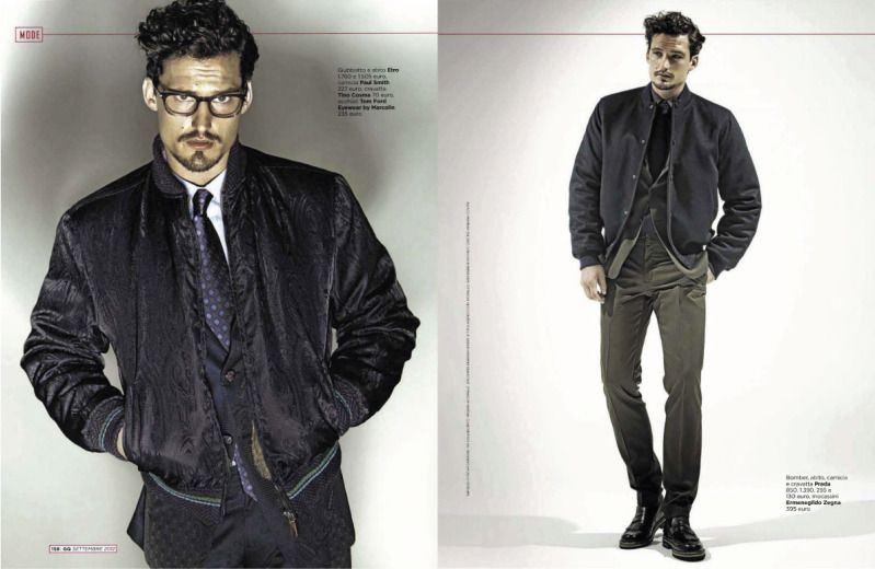 GQ Italia September 2012 - Bomber & Suit @ StreetStylista.Homme
