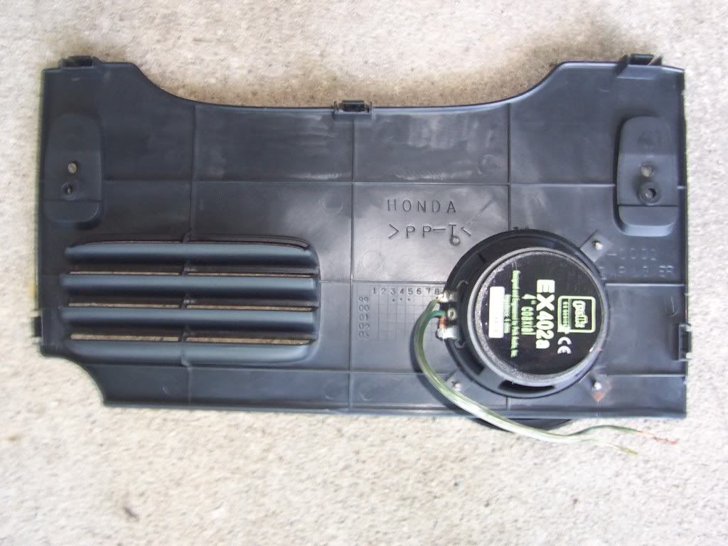 Rear Speaker Panel w/ Polk Speakers & Alpine Amp - S2KI ... honda s2000 wire harness 