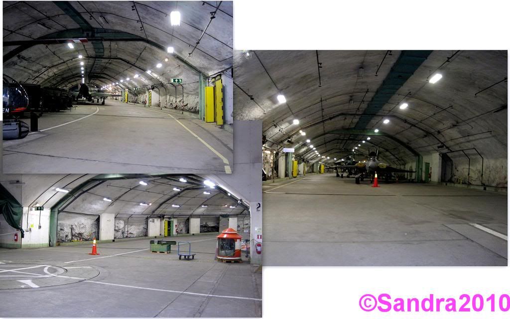 Aeroseum Blandade bilder inifrån hangaren. Kan säga att det var svalare inne än ute...