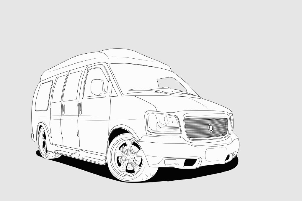 Drawings Of Escalades