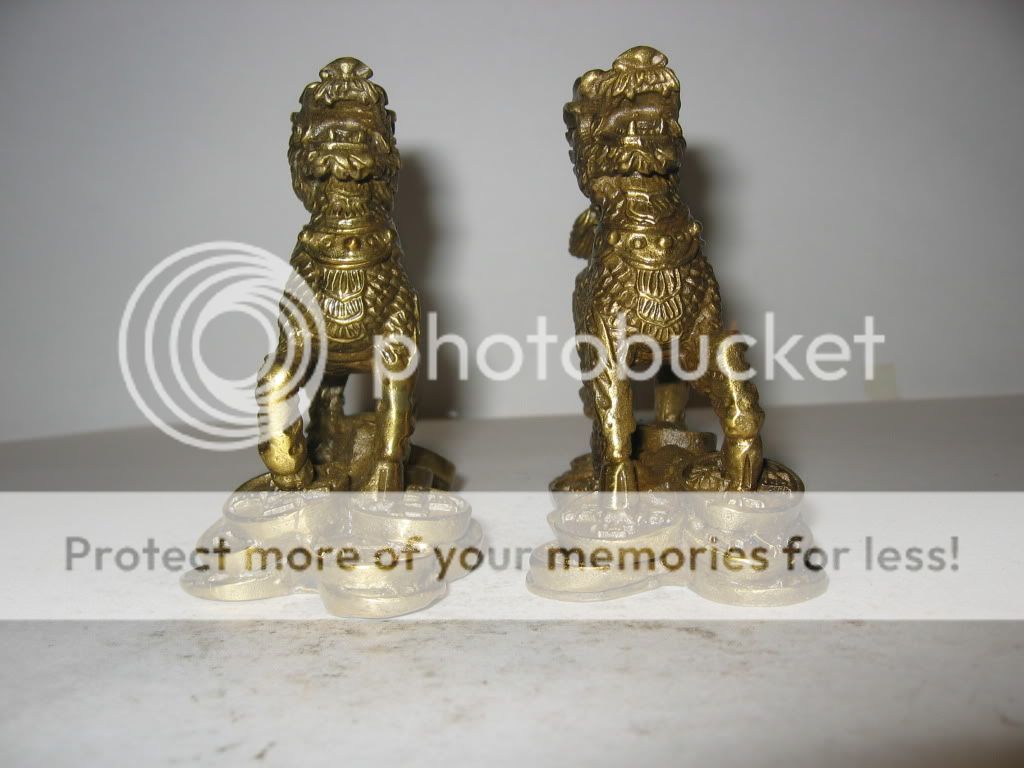Bronze Chi Ki Lin Unicorn Statue Feng Shui Protection  
