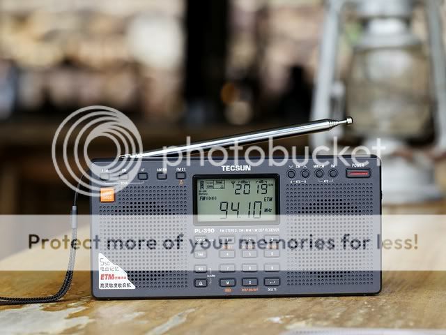 Tecsun PL390 PL 390 DSP Radio FM Weltempfänger silver  