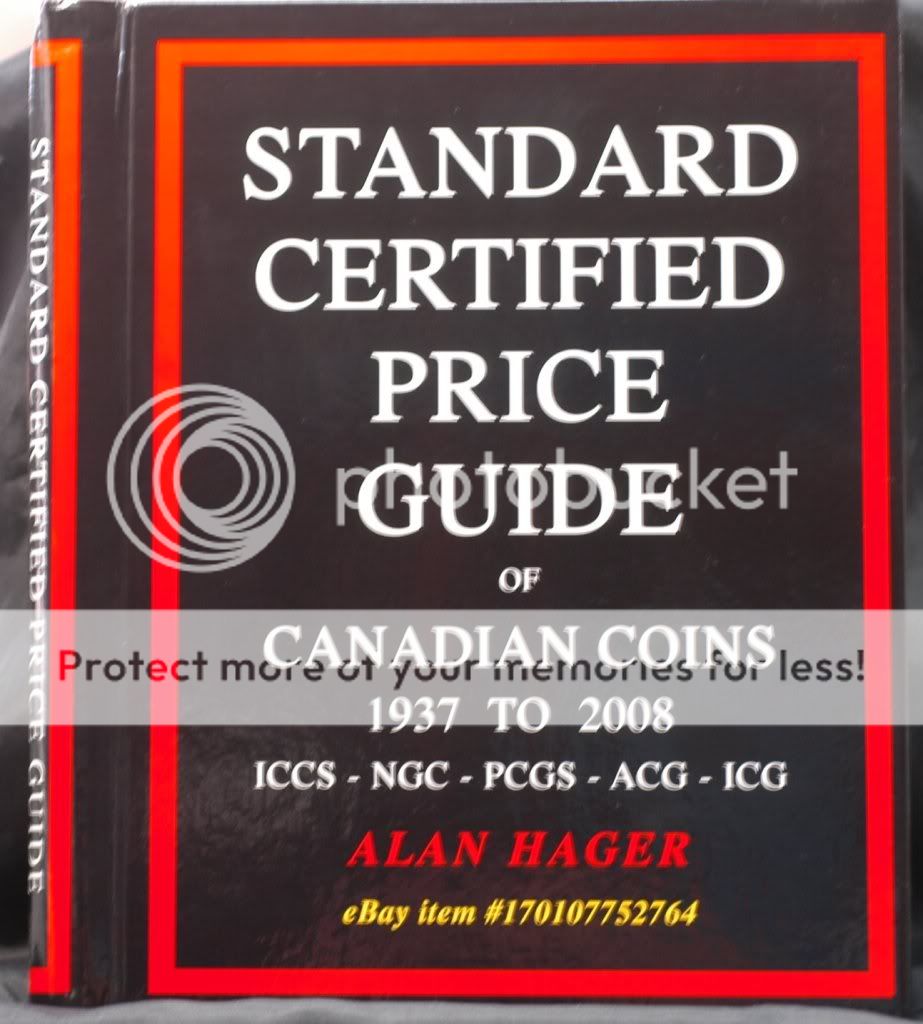 Standard Certified Price Guide Canadian Coins 1937 2008